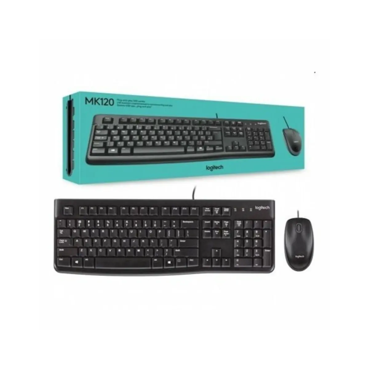 MK120 CORDED KEYBOARD AND MOUSE COMBO