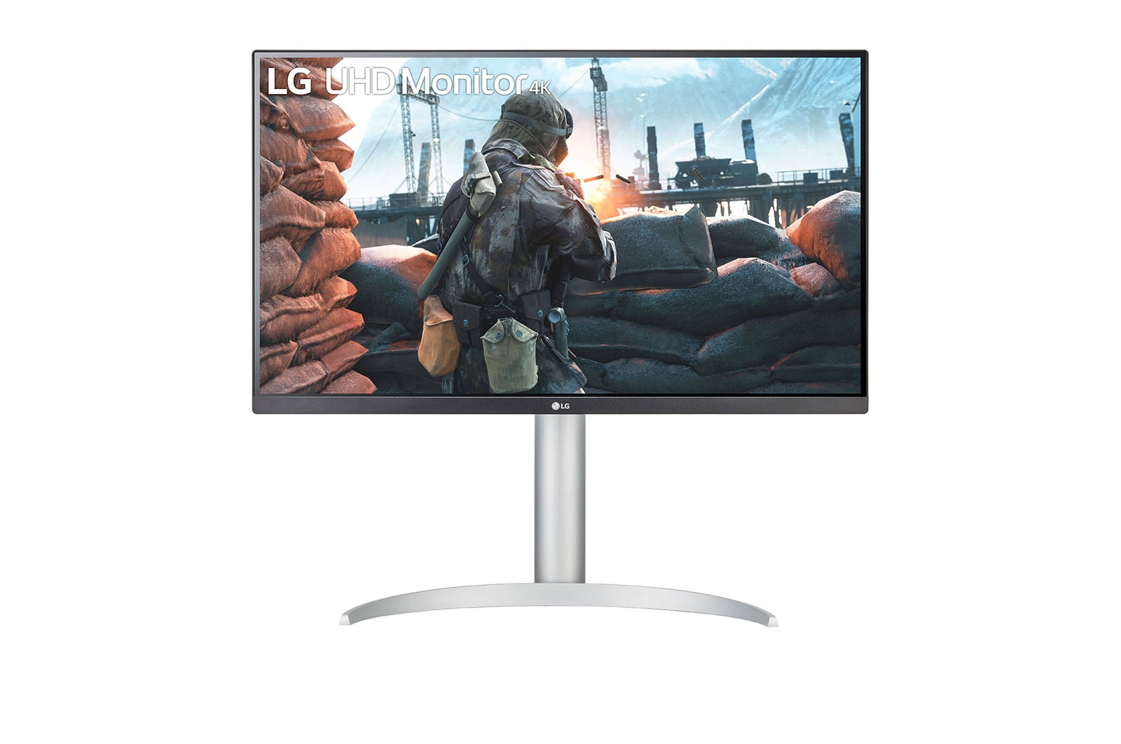 LG 27” UHD 4K IPS Gaming Monitor with VESA DisplayHDR 400 – 27UP650-W
