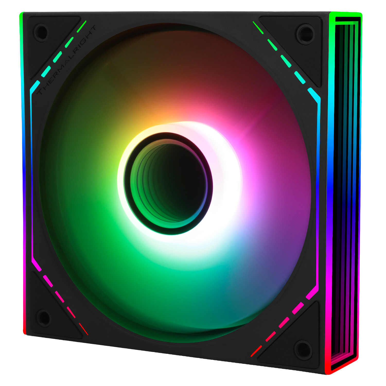 Thermalright TL-M12R-S 120mm Reverse ARGB Case Fan infinity Mirror Design Black