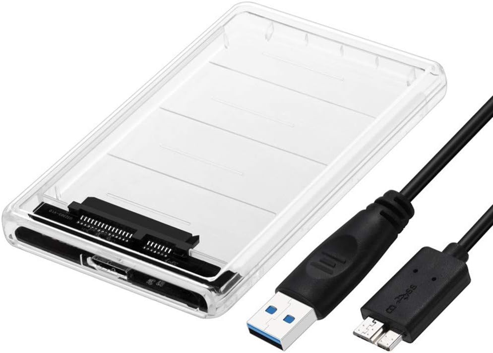 ENCLOSURE FOR HDD JMS578 ABS 2.5 USB 3.0 PLASTIC TRANSPARENT