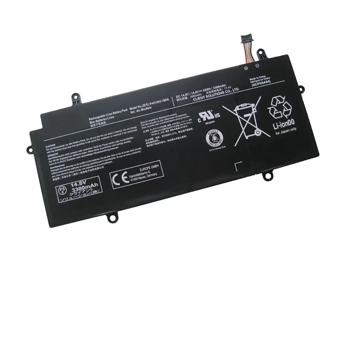 BATTERY TOSHIBA PA5136U
